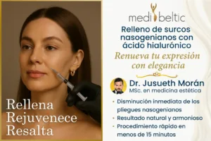 Relleno de surcos nasogenianos con ácido hialurónico